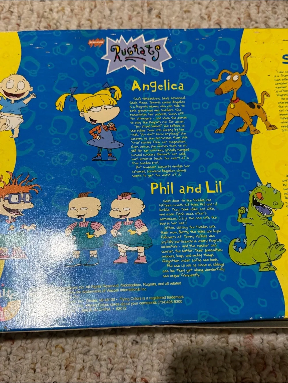 Vintage Rugrats Stamper Collector's Set - Purple Bases